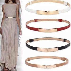 [New] Adjustable Strap Length Fashion Women's Versatile PU Leather Skinny Belt